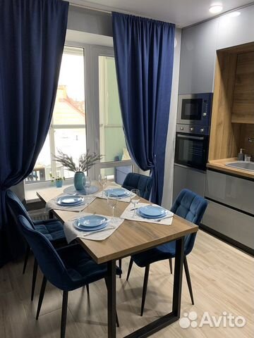 

1-к. квартира, 44 м², 2 кровати