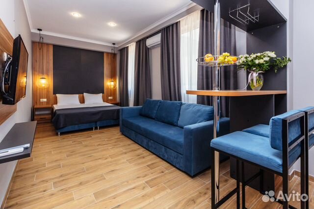 

Квартира-студия, 35 м², 2 кровати