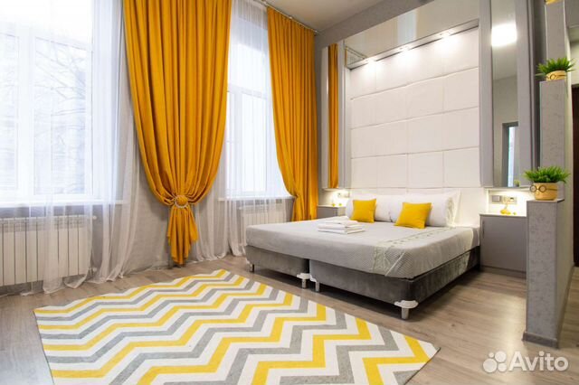 

1-к. квартира, 42 м², 2 кровати