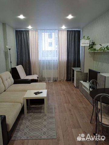 

1-к. квартира, 42 м², 3 кровати