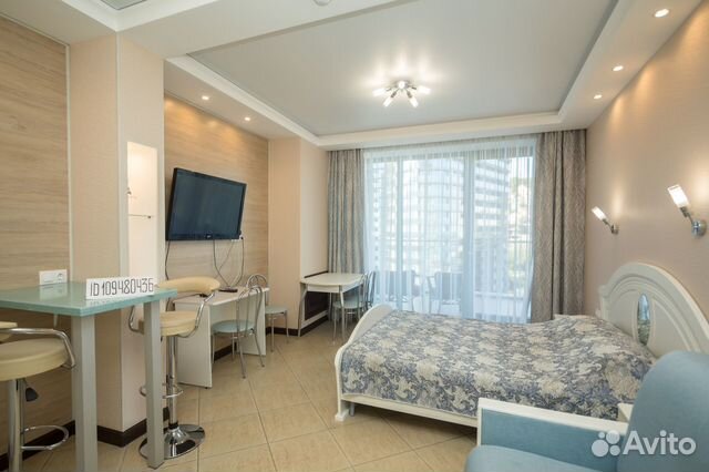 

1-к. квартира, 43 м², 2 кровати