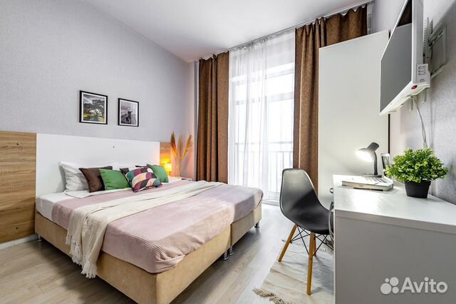 

Квартира-студия в апарт-отеле, 24 м², 1 кровать