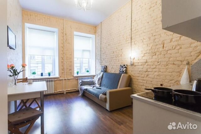 

Квартира-студия, 20 м², 2 кровати