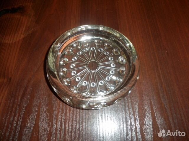 Пепельница пресованный хрусталь сссрне пользованна
