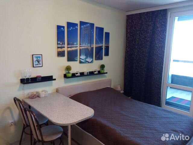 

Квартира-студия, 22 м², 1 кровать