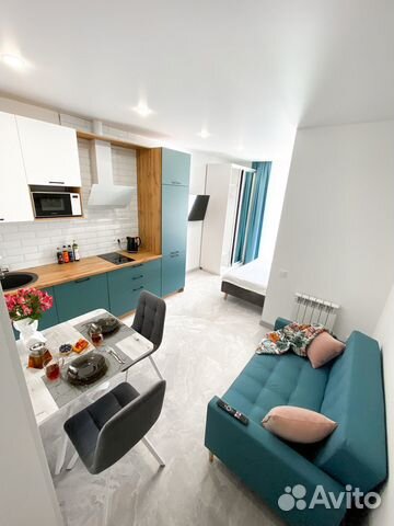 

Квартира-студия, 30 м², 2 кровати