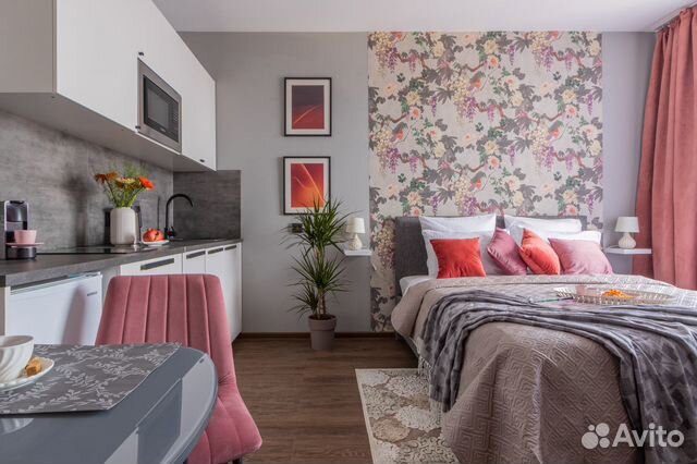 

Квартира-студия, 26 м², 2 кровати