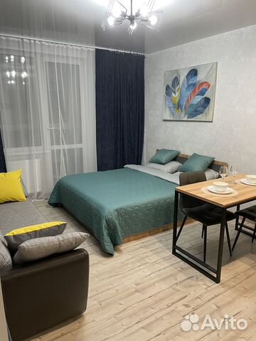 

Квартира-студия, 26 м², 2 кровати