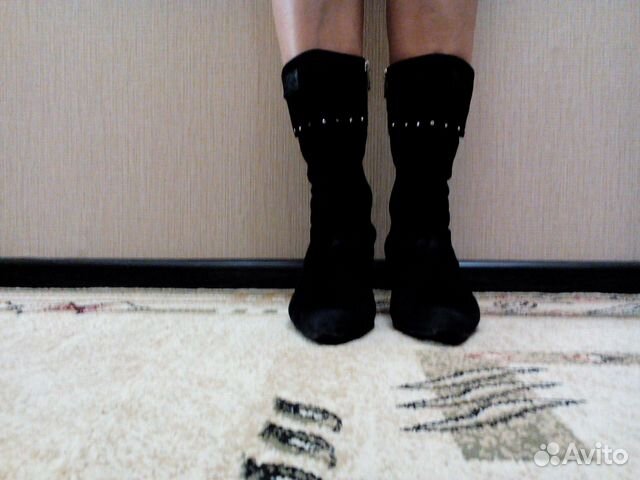 Полусапожки осенние замшевые Полусапожки осенние замшевые