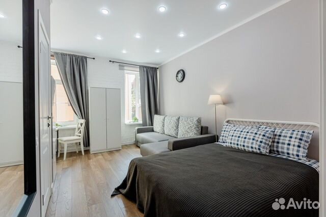 

Квартира-студия, 30 м², 2 кровати