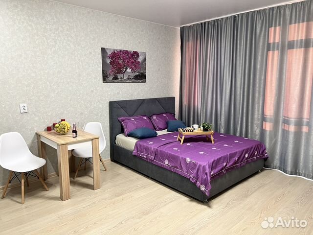 

Квартира-студия, 27,5 м², 2 кровати