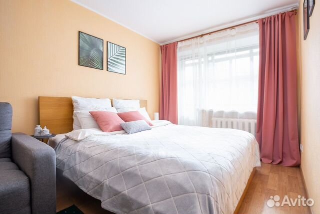 

1-к. квартира, 35 м², 2 кровати