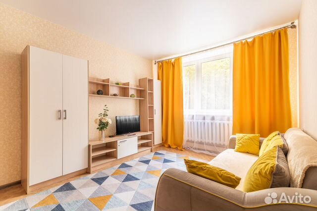 

1-к. квартира, 40 м², 2 кровати