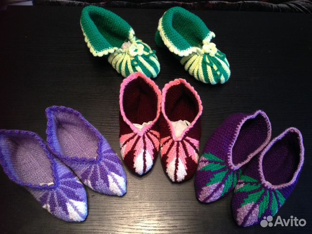 Носки вязанные спицами