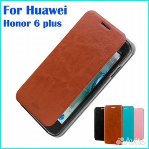 Чехол-книжка для Huawei Honor 6 Plus новый