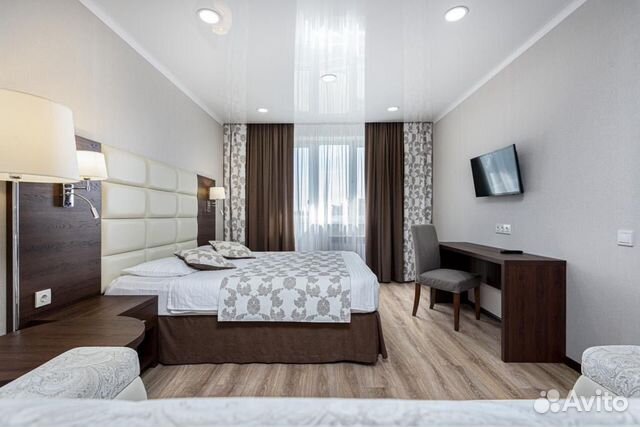 

1-к. квартира, 39 м², 2 кровати