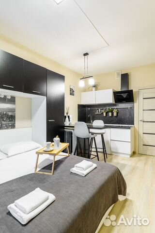 

Квартира-студия в апарт-отеле, 25 м², 1 кровать