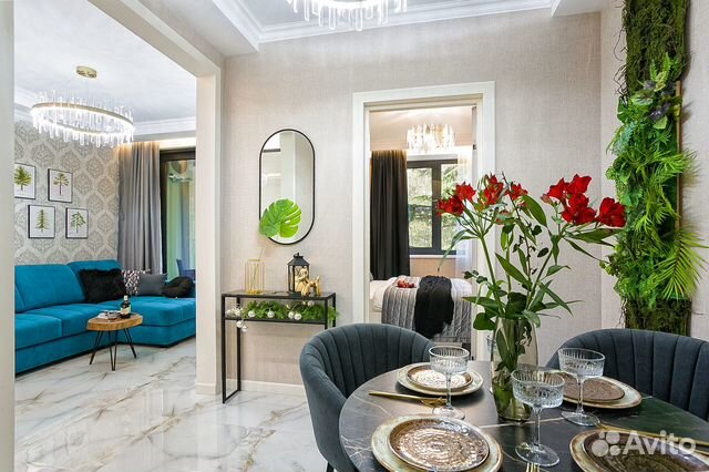 

2-к. квартира, 45 м², 2 кровати