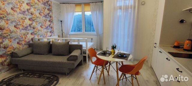 

Квартира-студия, 28 м², 2 кровати