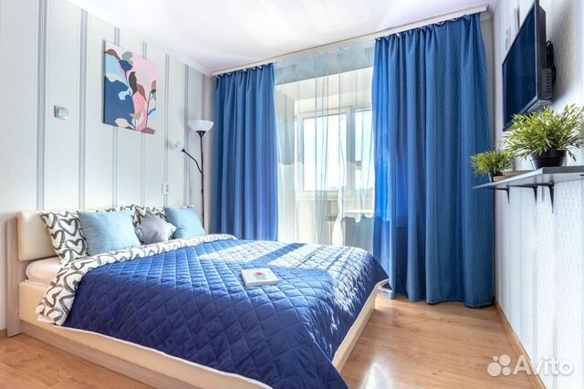 

1-к. квартира, 40 м², 2 кровати