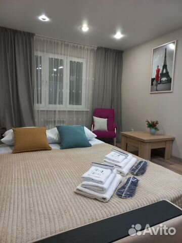 

1-к. квартира, 43 м², 2 кровати