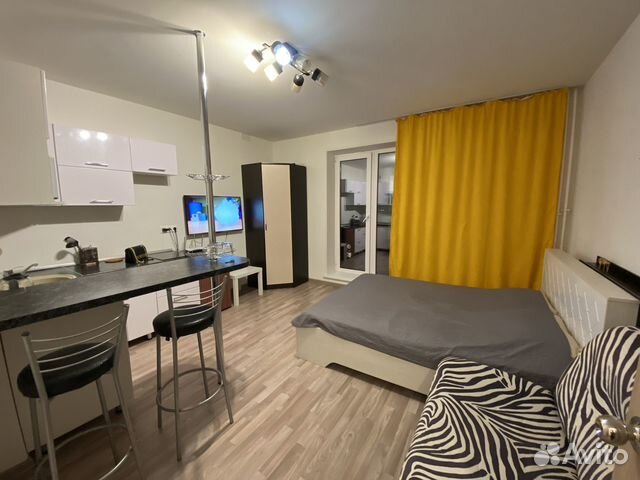

Квартира-студия, 27 м², 1 кровать