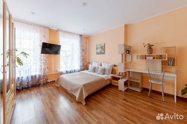 

1-к. квартира, 52 м², 3 кровати