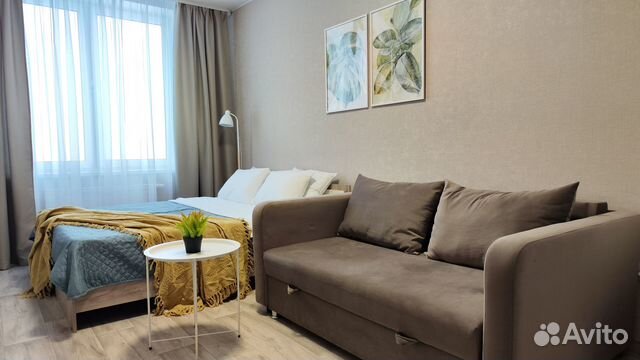 

1-к. квартира, 40 м², 2 кровати