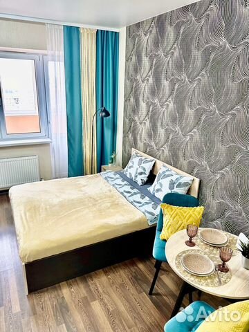 

Квартира-студия, 28 м², 2 кровати