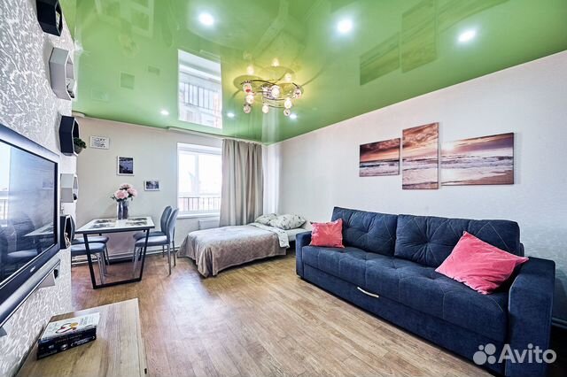 

Квартира-студия, 35 м², 2 кровати