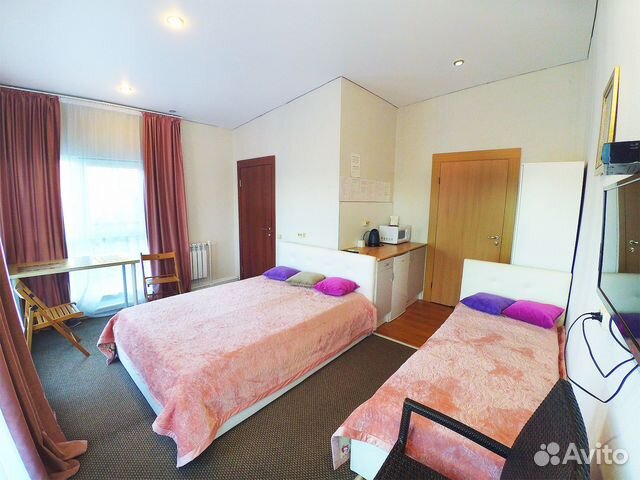 

Квартира-студия, 25 м², 2 кровати