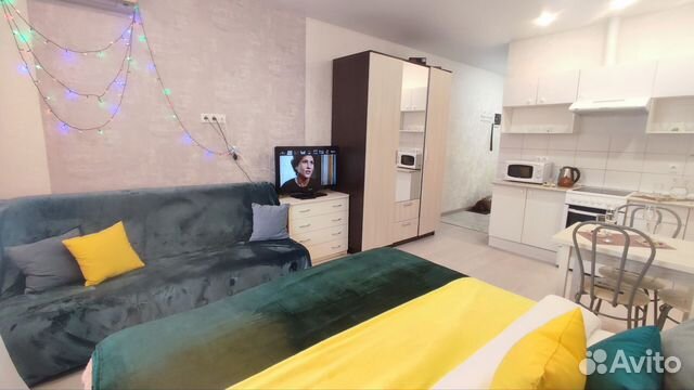 

Квартира-студия, 30 м², 2 кровати