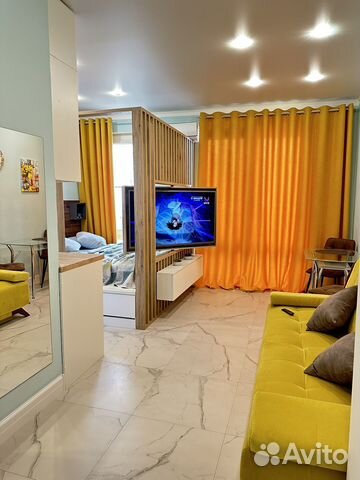 

Квартира-студия, 27 м², 2 кровати