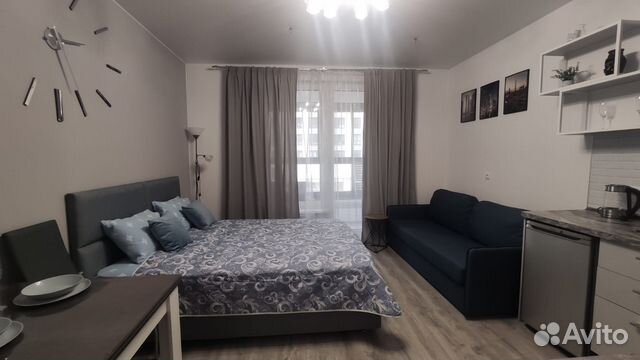

Квартира-студия, 29 м², 2 кровати