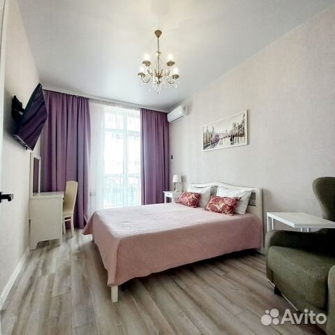 

1-к. квартира, 45 м², 2 кровати