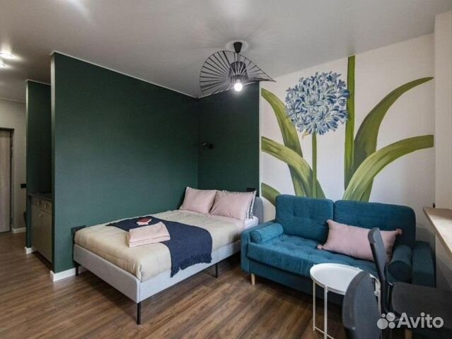 

Квартира-студия, 20 м², 2 кровати