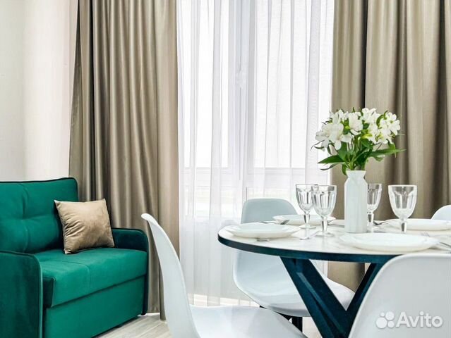 

1-к. квартира, 37 м², 2 кровати