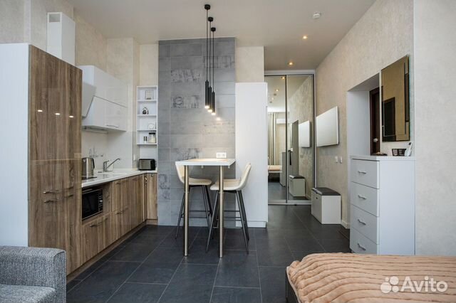 

Квартира-студия, 30 м², 2 кровати