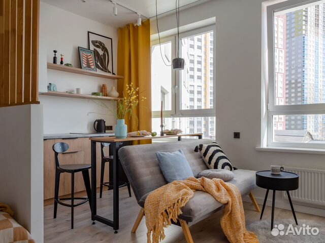 

Квартира-студия, 30 м², 2 кровати