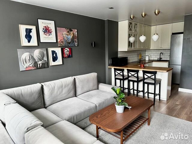 

1-к. квартира, 54,2 м², 2 кровати