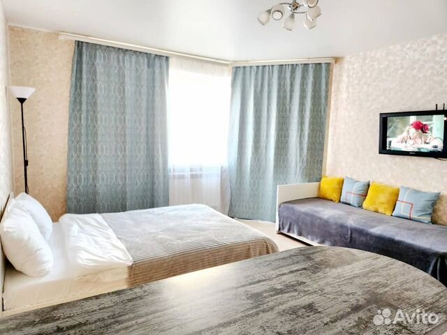 

Квартира-студия, 28 м², 2 кровати
