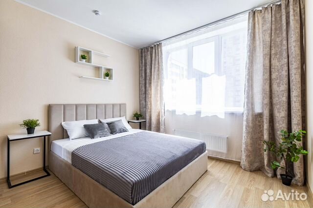

1-к. квартира, 40 м², 2 кровати