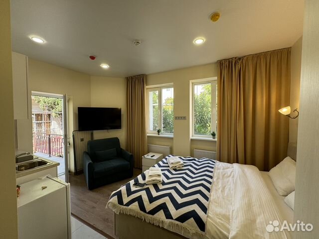 

Квартира-студия, 30 м², 1 кровать
