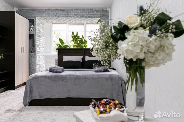

1-к. квартира, 40 м², 2 кровати