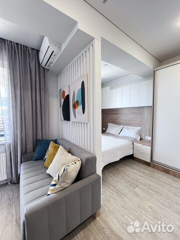 

Квартира-студия, 29 м², 2 кровати