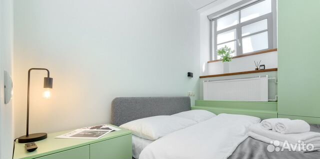 

Квартира-студия, 10 м², 2 кровати