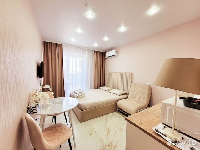 

Квартира-студия, 28 м², 2 кровати