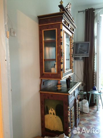 Старинный посудный шкаф (поставец)