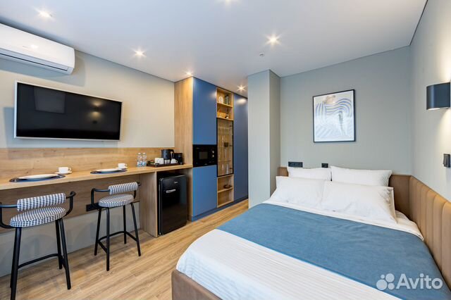 

Квартира-студия, 18 м², 2 кровати