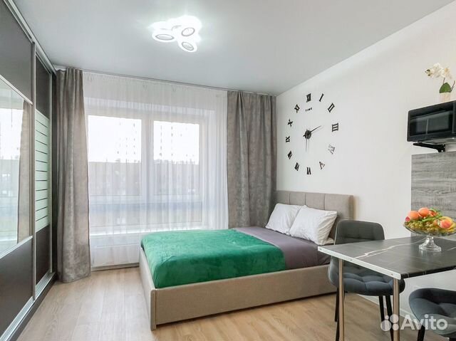 

Квартира-студия, 27 м², 1 кровать
